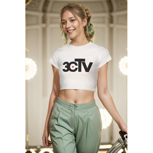 All-Over Print Women's Raglan Cropped T-shirt